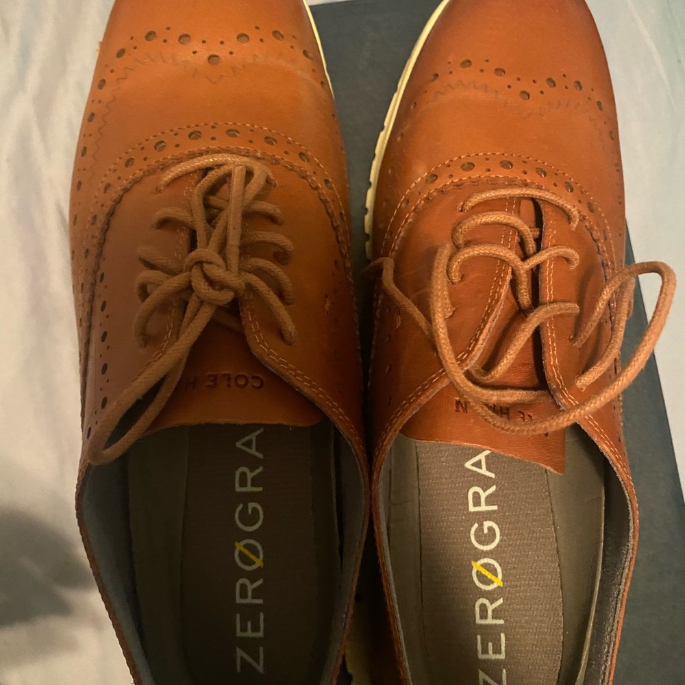 Authentic Cole Haan Brown oxford shoe